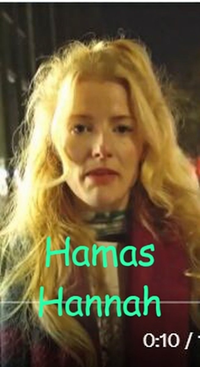 <a href="/McrGreenParty/">Manchester Green Party 🐝</a> Wipe the smile off Hamas Hannah's mug.