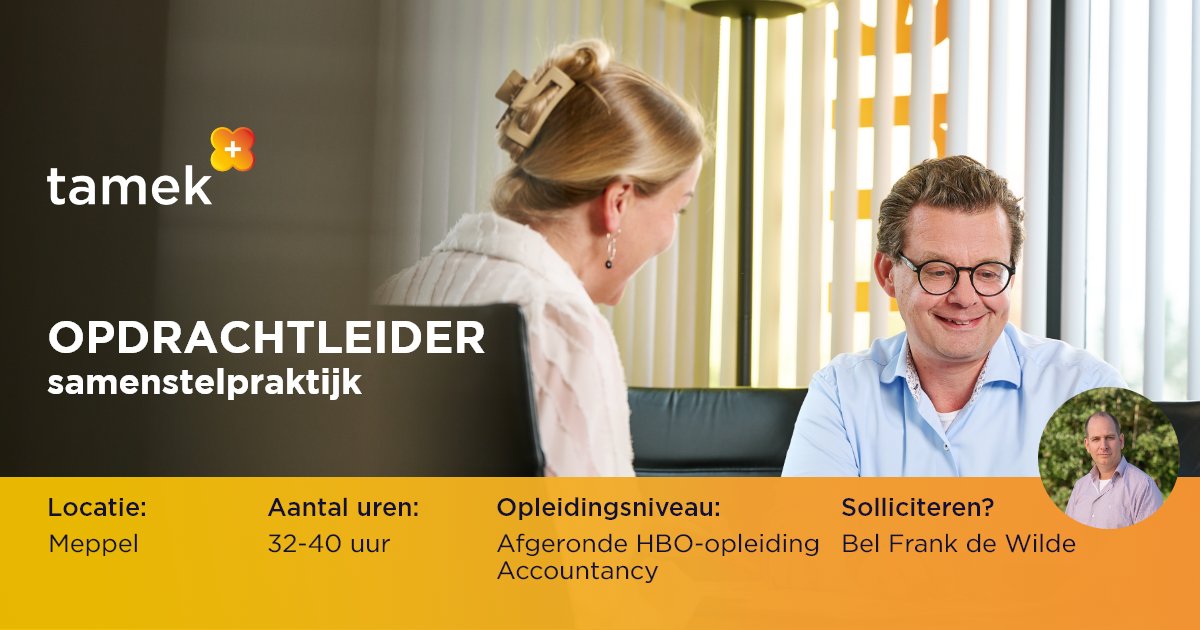 Tamek Accountants & Belastingadviseurs tweet media