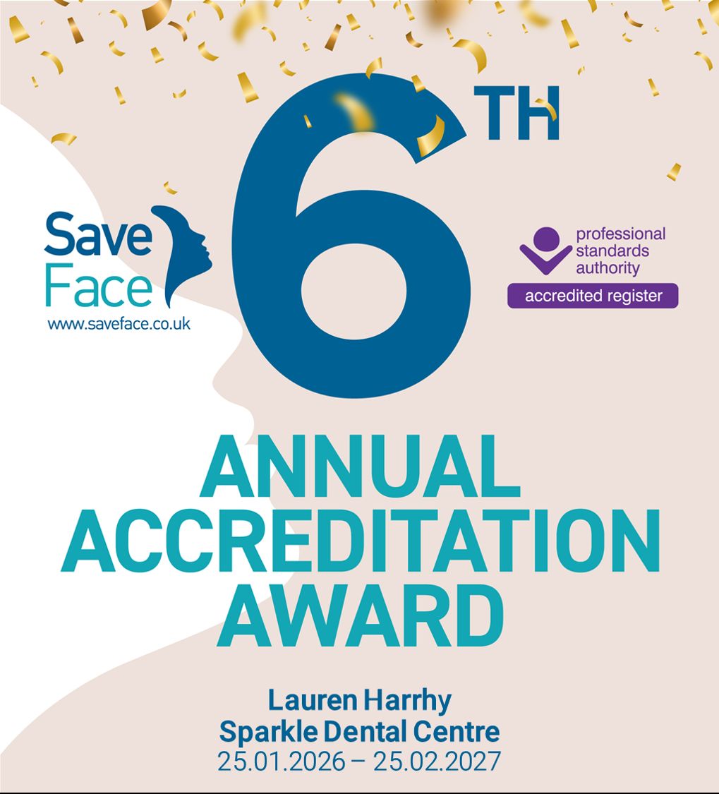 SaveFaceUK's tweet image. A big thank you to Lauren Harrhy of Sparkle Dental Clinic for renewing her Save Face accreditation for the 6th year running. Explore her accredited clinic here: buff.ly/CCrM1dI? #sixthYear #Pontypool #SaveFace #SafePractice #StaySafe #Injectables #Aesthetics #AntiWrinkle
