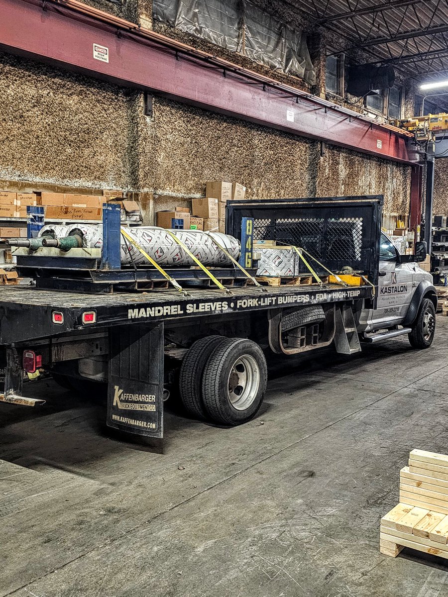 You know it is going to be a good start to the day when the Kastalon truck is locked and loaded, ready for an early morning delivery. Have a great week everyone!