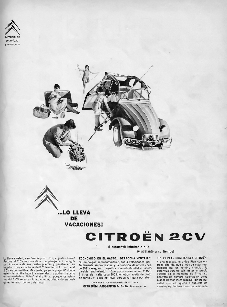 Nisseboxx's tweet image. …LO LLEVA          
     DE 
VACACIONES!

#Parabrisas -Marzo 1964  #citroën #ad #reklam
