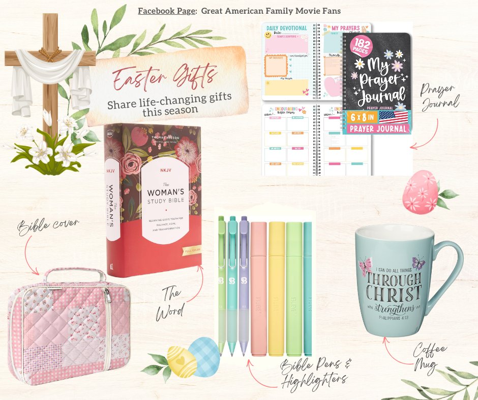 RomComReview1's tweet image. #EasterGifts that matter!

Study Bible:  amzn.to/4tRMdOd
Quilted Bible Cover:  amzn.to/4aTQcBj
Prayer Journal:  amzn.to/4tUomNJ
Bible Pens &amp;amp; Highlighters:  amzn.to/3N1Z0gi
Coffee Mug: amzn.to/3OwgSR0 

#ChristianGifts #EasterGiftIdeas