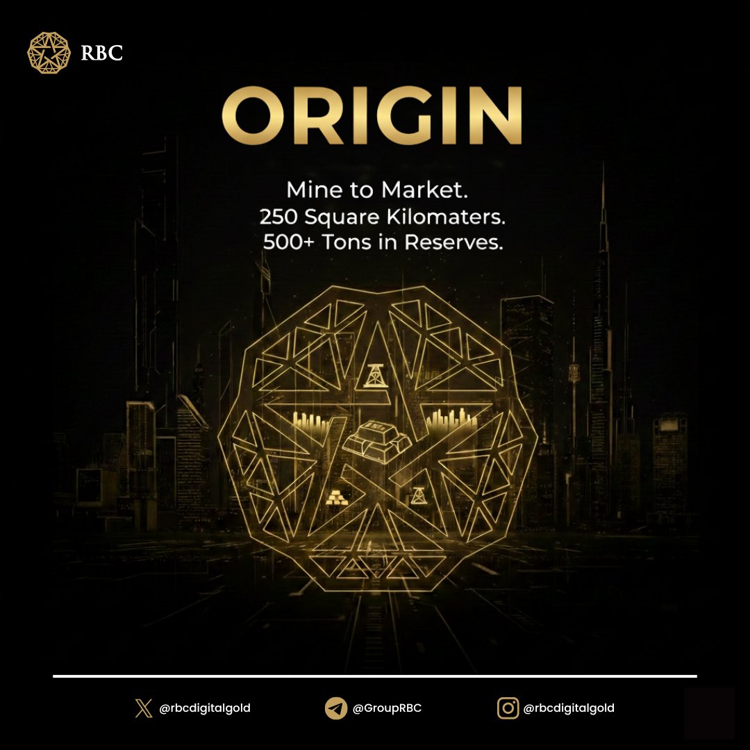 True value begins at the source.

<a href="/RBCDigitalGold/">RBC Group</a>  has access to 250+ sq km dedicated to gold extraction, with confirmed and potential reserves exceeding 500 tons through partners. Positioned as integrated player, RBC builds value from origin across the precious metals ecosystem.