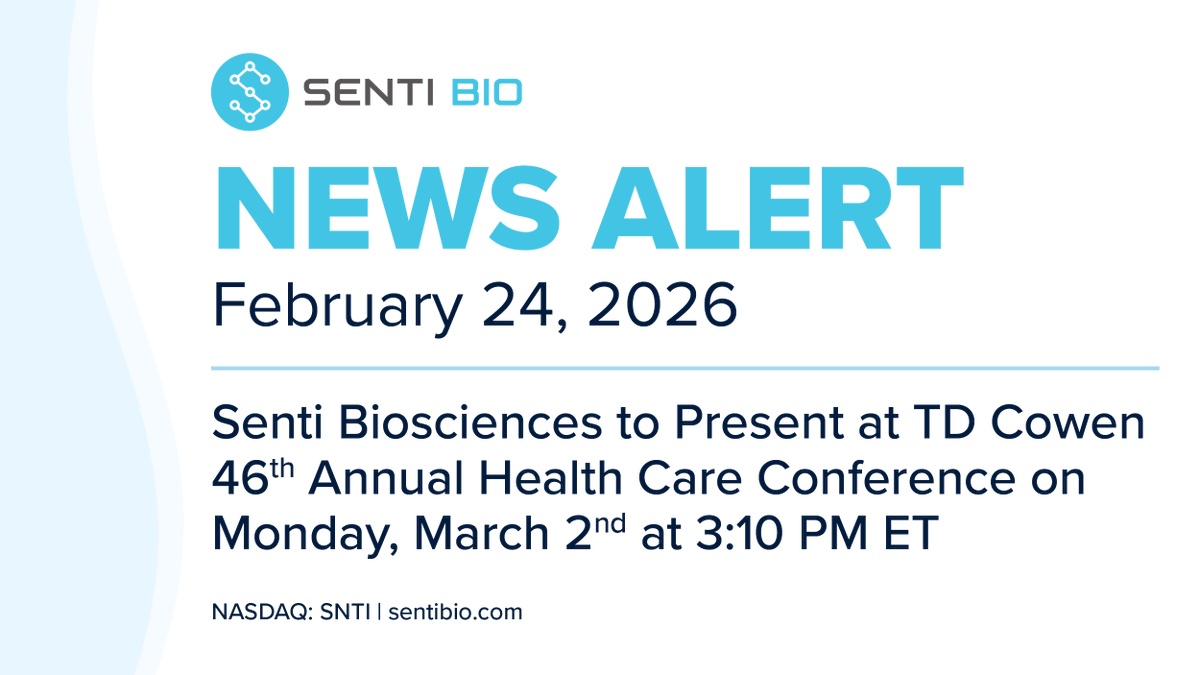 Senti Biosciences tweet media