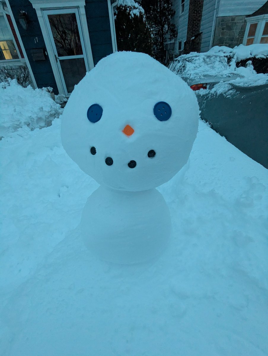 "Did you sneeze while putting me together? "
Animal Crossing imperfect snowboy ⛄