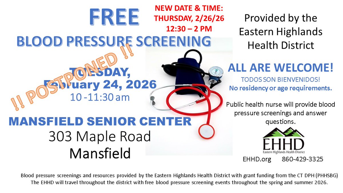 EHHD Health District tweet media