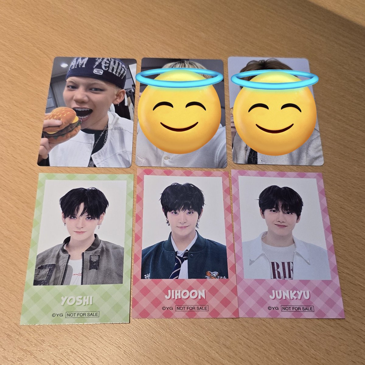 TREASURE 交換 コラボカフェ はぴだんぶい 特典 トレカ 譲 ヒョンソク