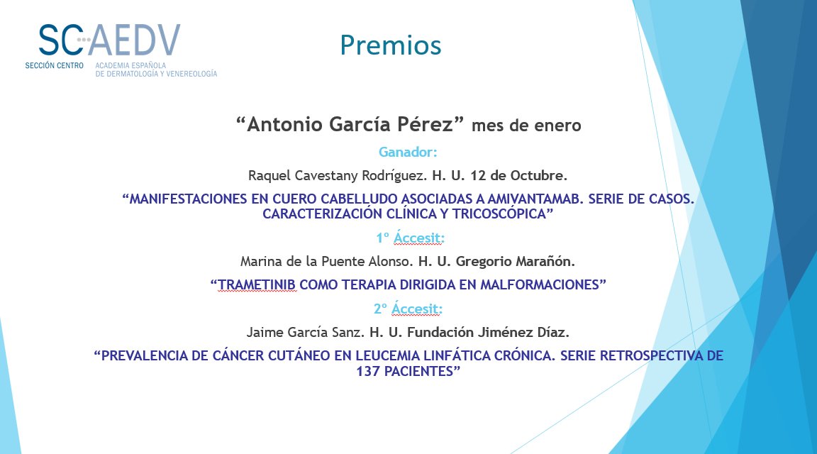 Sección Centro de la AEDV tweet media