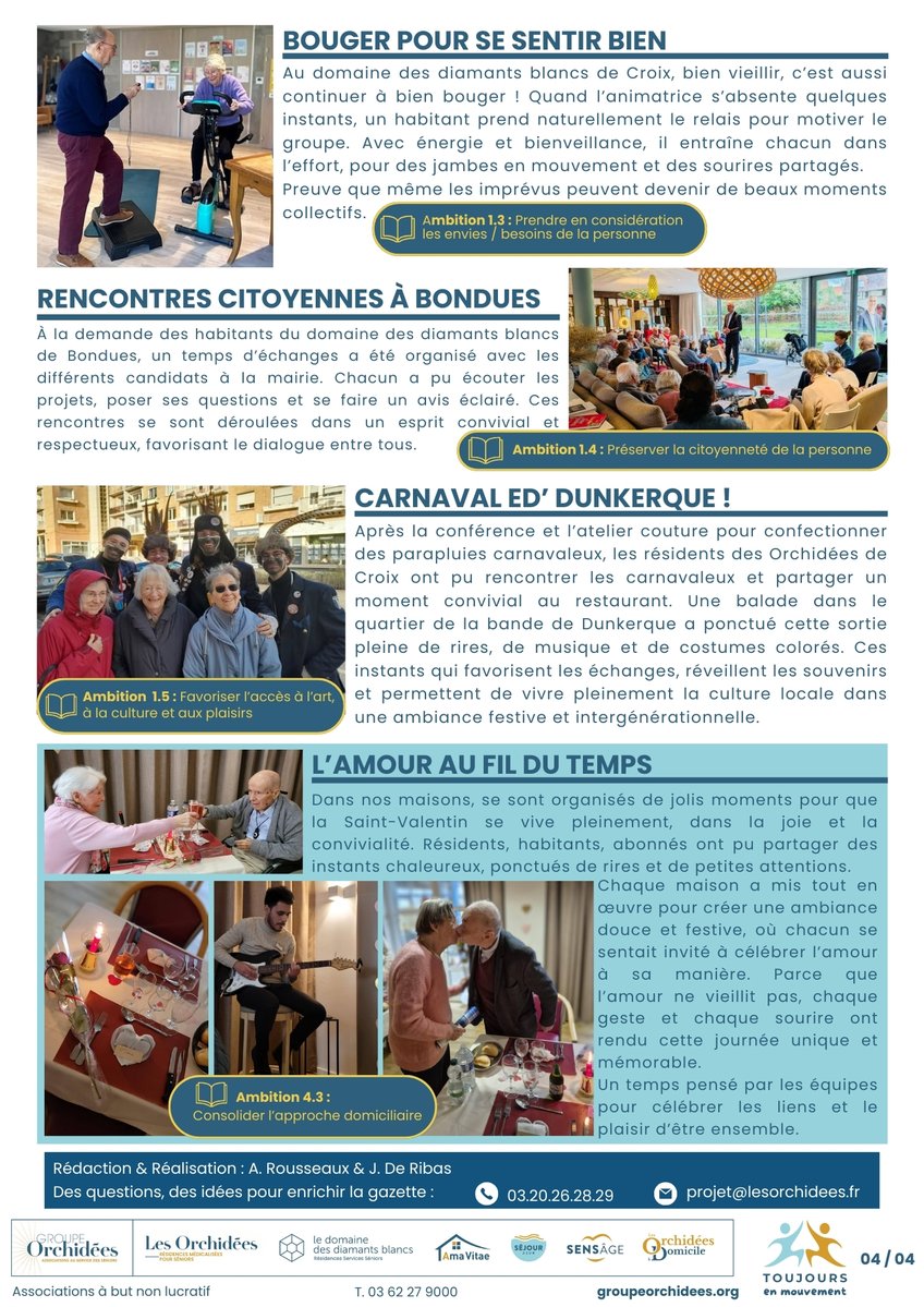 L’édition de Janvier 2026 de la newsletter du Groupe Orchidées « Toujours en mouvement ». 😄Son objectif est d’illustrer chaque mois la mise en œuvre de notre nouveau projet associatif 2025-2030   
#groupeorchidees #ToujoursEnMouvement
