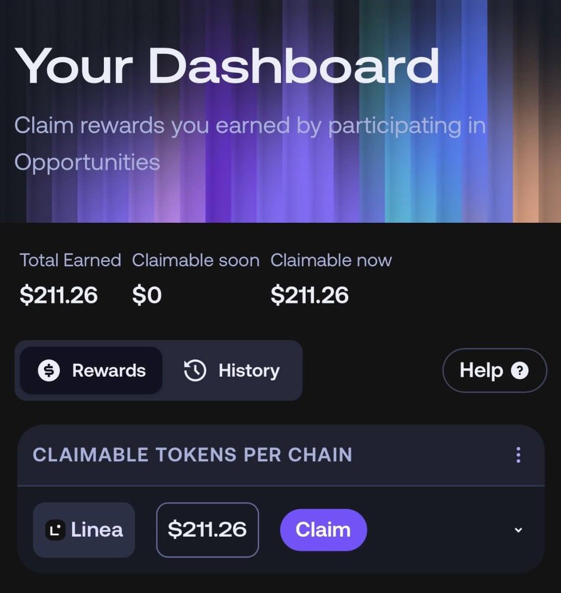MetaMask has opened the rewards claim for Linea Season 1.

If you took part in Linea Season 1 activities, we recommend opening the <a href="/MetaMask/">MetaMask 🦊</a> app right now, going to Rewards → $LINEA, and claiming your rewards.
🖤 Claim here: app.merkl.xyz