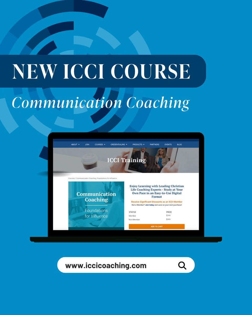 ICCI has just launched a new course!

The Communication Coaching Course equips you with the skills to lead and connect in any format, so your voice cuts through the chaos and connects with clarity.

Check out the course today: hubs.li/Q044clDD0