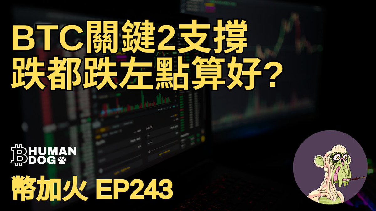 [幣加火 EP243] BTC關鍵2支撐 | 跌都跌左點算好? 
▶youtu.be/W9DIN2Y0B6Y