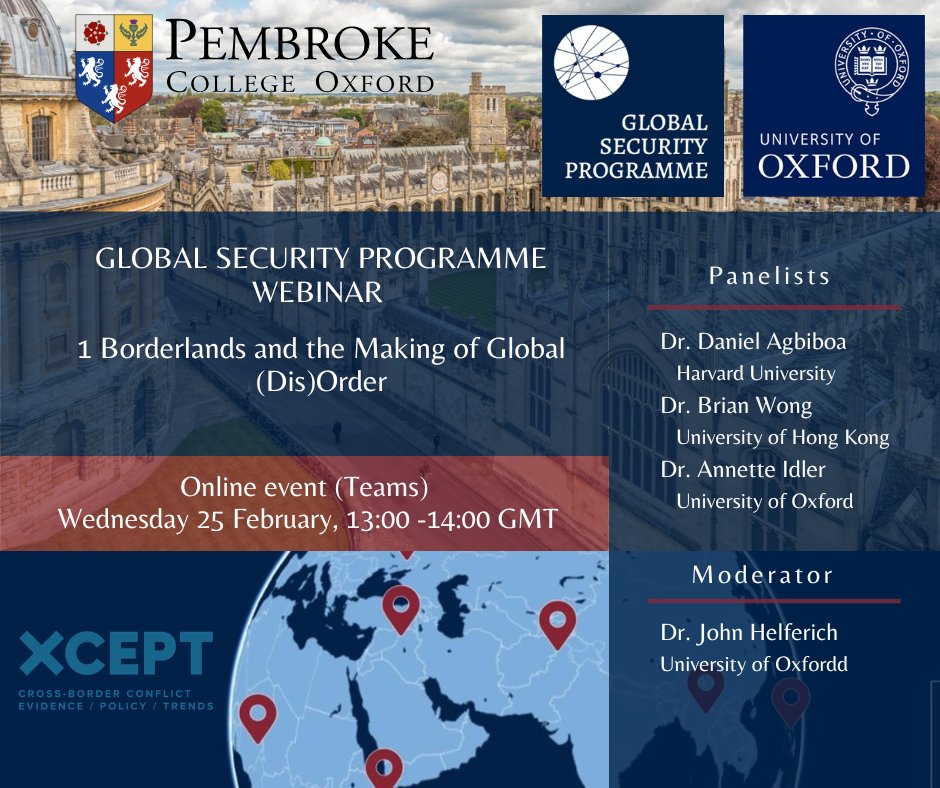 Oxford Global Security Programme tweet media