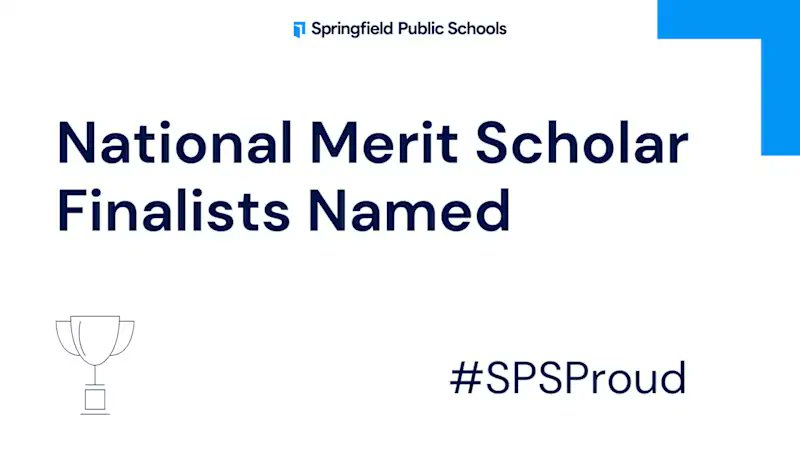Via <a href="/officialsps/">Springfield Public Schools</a>: “Seven SPS seniors named National Merit Scholarship Finalists, progressing to final level of program” – bit.ly/3MS3Tsa. <a href="/CentralBulldog/">Central High School</a> <a href="/KickapooChiefs/">KickapooHighSchool</a> #SPSProud 🎉🏆