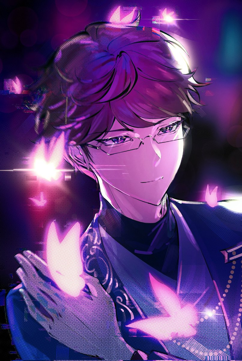 09_sombra's tweet photo. Dazzling purple💜
Happy birthday Akiomi Kunugi
#あんスタFA 
#椚章臣 https://t.co/qtAfXU0XbM