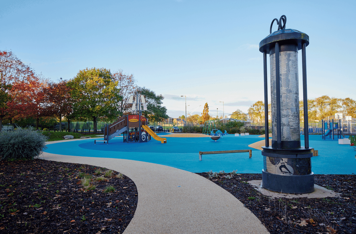 WalsallCouncil's tweet photo. #Leamore Park was given a fantastic makeover last year thanks to investment from the Bloxwich Town Deal - helping create a cleaner, safer, and more welcoming green space for local families to enjoy! 🌳🛝
Have you been to see the improvements yet? 👀 https://t.co/6ekEf2Ol7q