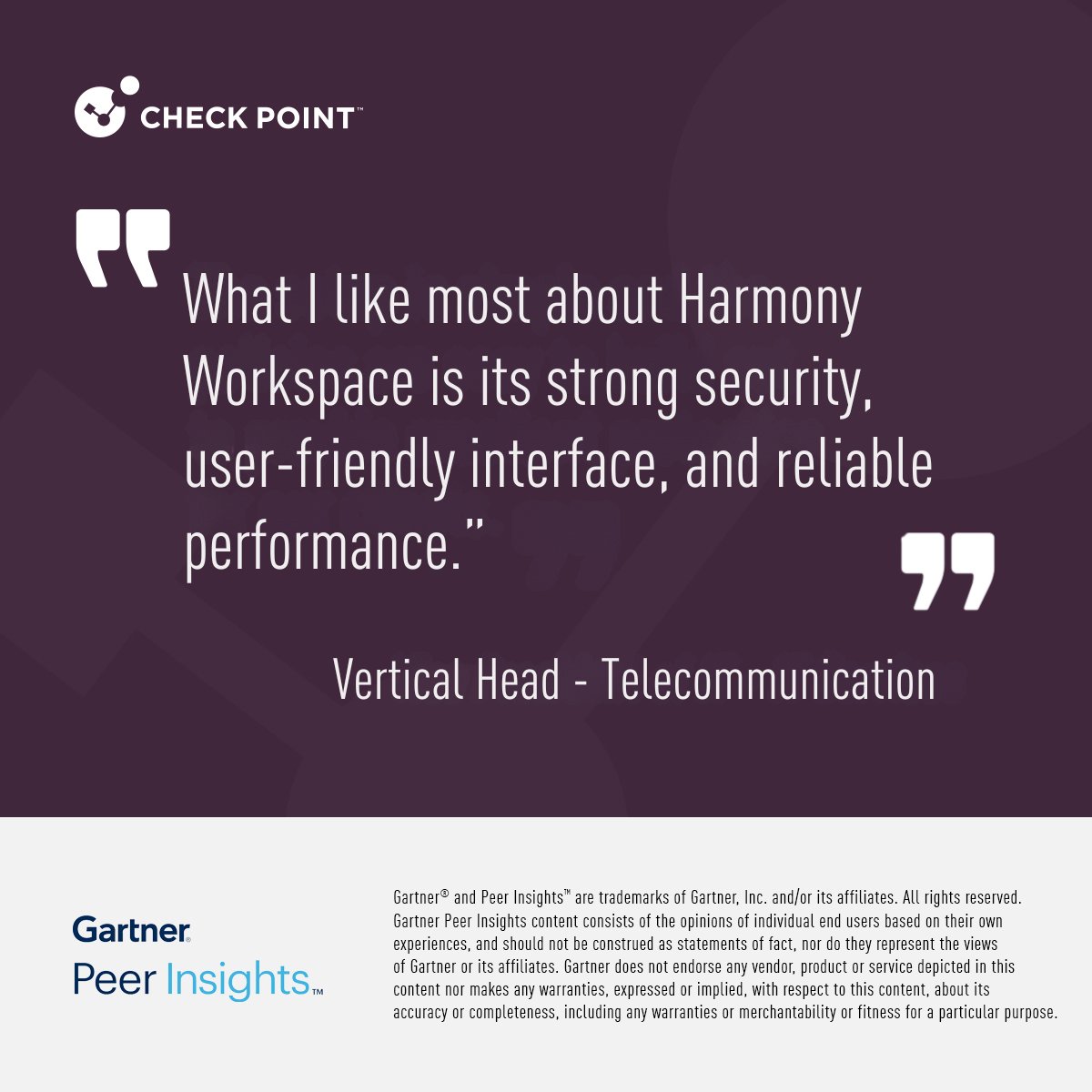 Check Point Software tweet media