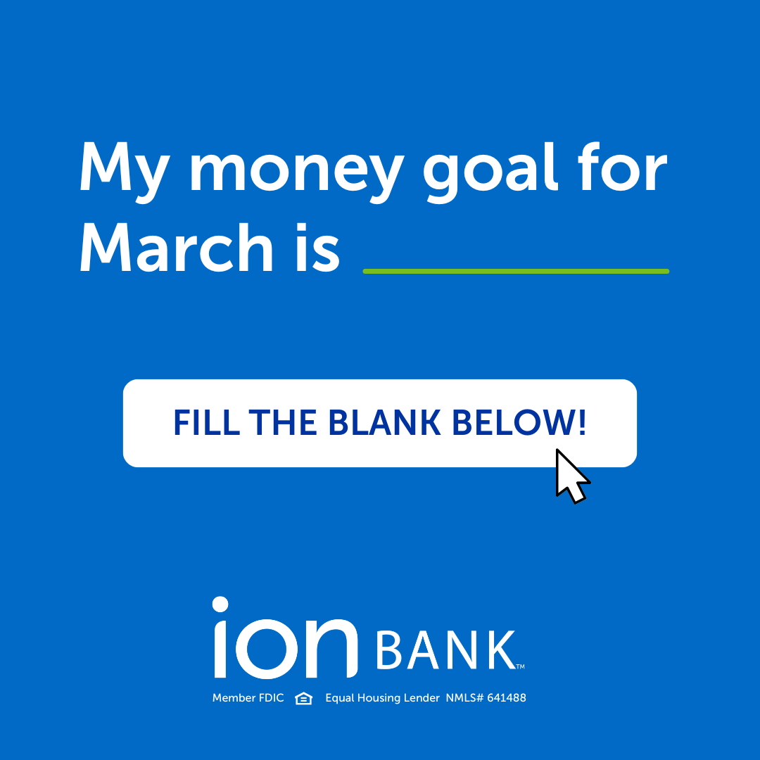 Ion_Bank's tweet image. 💬 March is almost here…time for a financial reset. Fill in the blank below!

#financialgoals #fillintheblank #IonBank