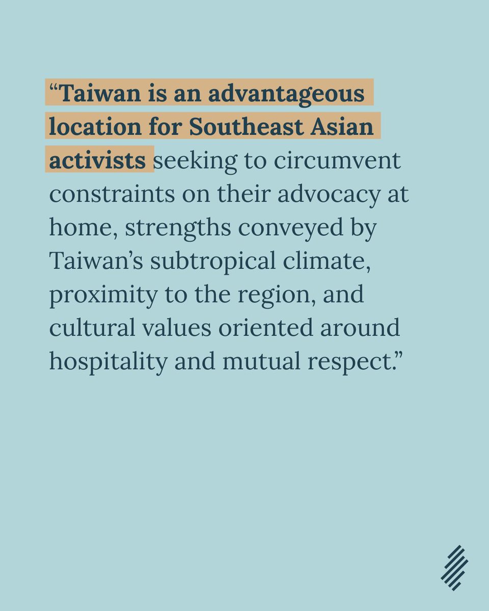 globaltaiwan's tweet image. 🗣️ #Taiwan exports #Democracy in #SoutheastAsia 🤝 Taiwanese #NGOs and #InternationalOrganizations back activists defending #freedom and democracy via civic space, research, and funding. 💡 Read #GTB by @ben__sando: ow.ly/Byrj50YipTA