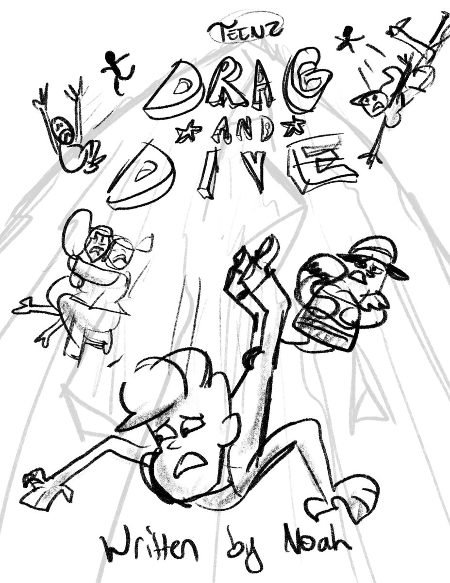 GET READY FOR EPISODE 2 TOMORROW! A lil teaser from the concept art for the poster 😘