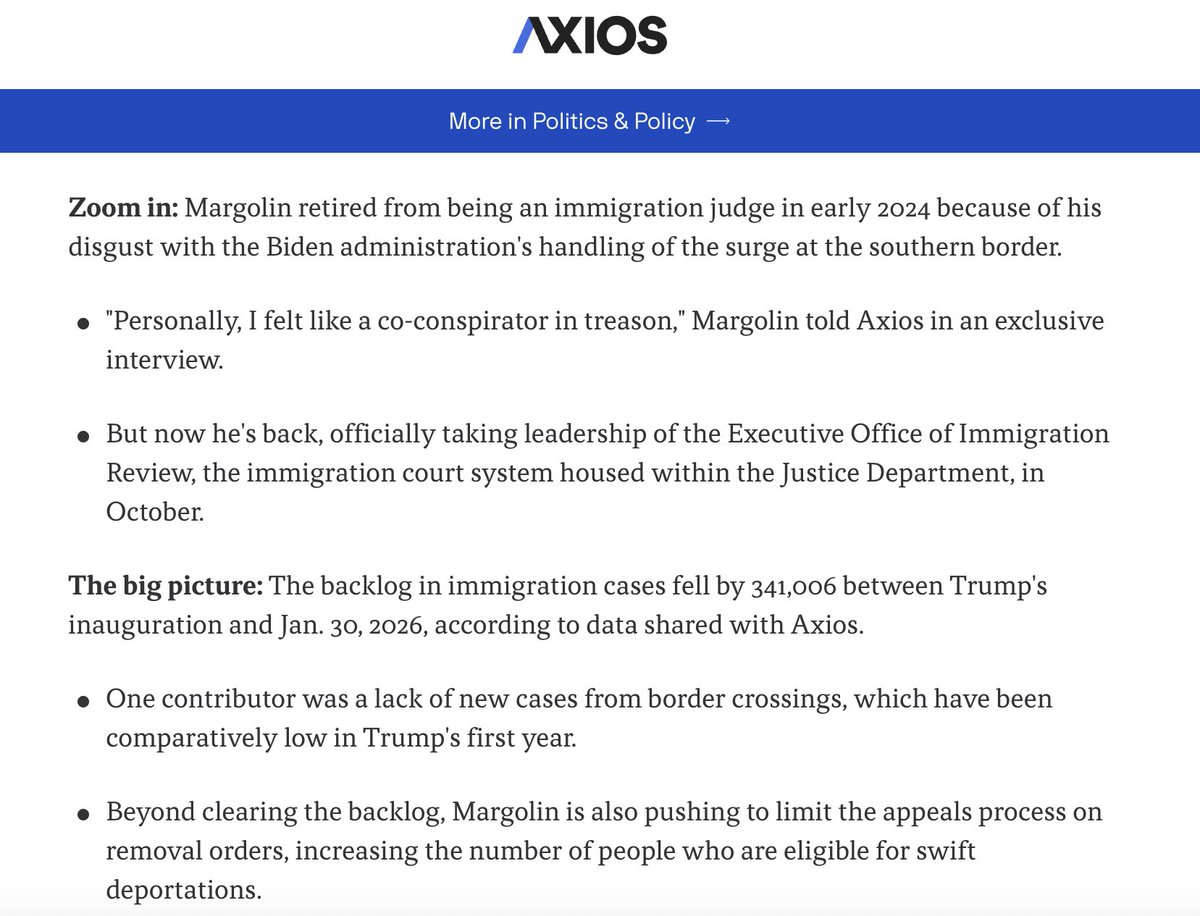 The Trump administration's top immigration judge is about to clear the way for mass deportation final removal orders. EXCITING