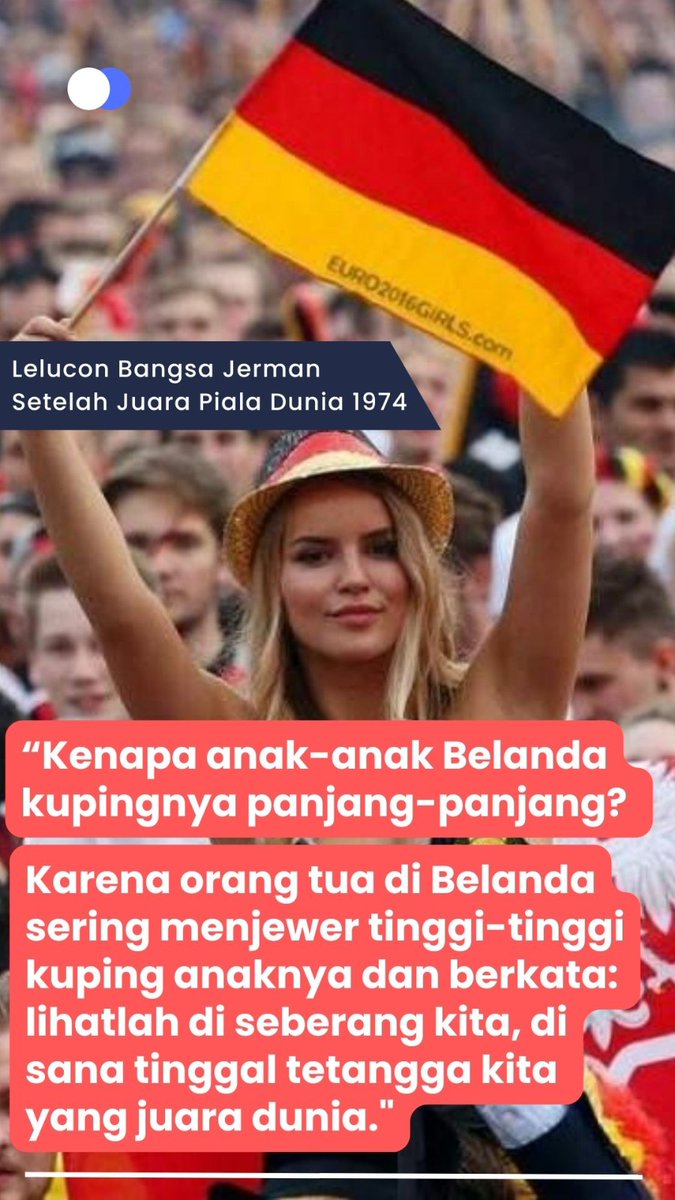 Lelucon Bangsa Jerman to Belanda Setelah Piala Dunia 1974