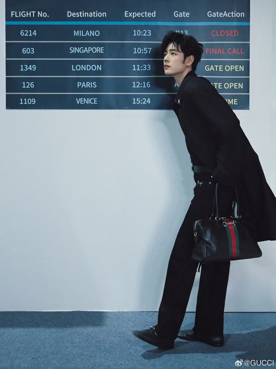 2026/02/24 Gucci 微博更新 グローバルブランドアンバサダー肖戦ミラノ