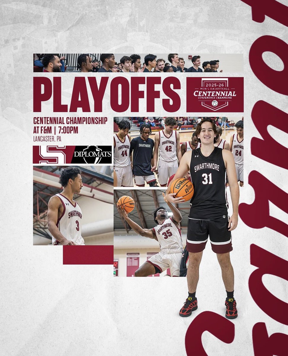 Swarthmore Men's Basketball tweet media