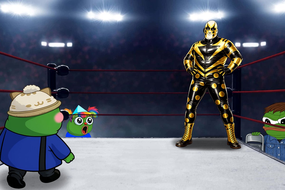 Inkfortheright's tweet image. Meow Yoder isn't afraid of Goldust.