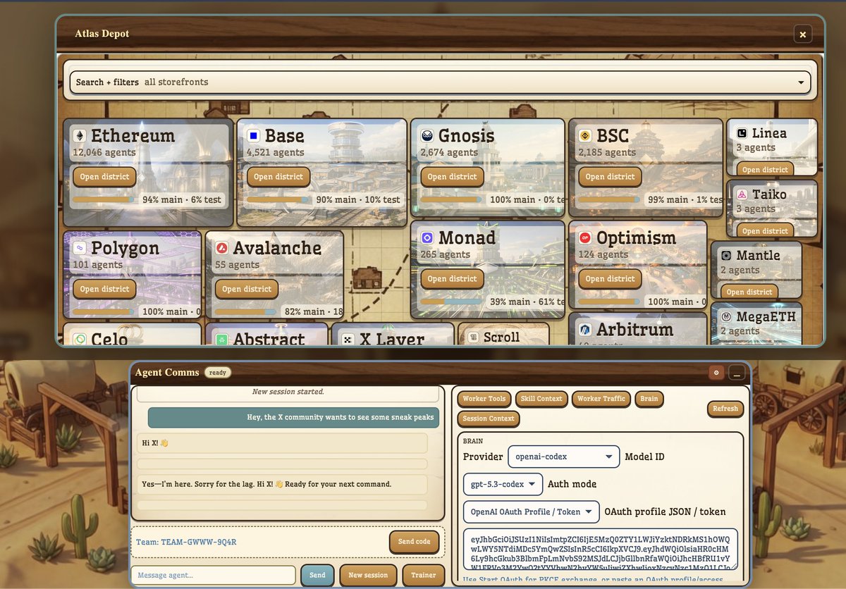 Agent Town tweet media