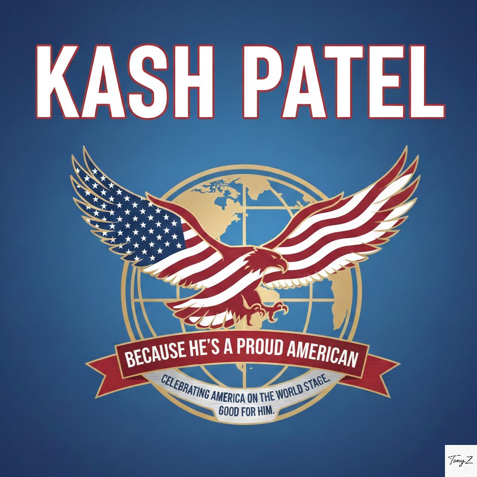 TonyZPatriot's tweet photo. Is it acceptable to see the Director of the FBI celebrating with the U.S. Hockey Team? Absolutely. Celebrating an American victory is an honor, not a shame. Kash Patel shared a moment of pride with Team USA something every patriot understands.
The only people outraged are the same left‑wing voices AS YOU who attack anything connected to American pride. YOUR hatred for TRUMP has nothing to do with facts and everything to do with politics.