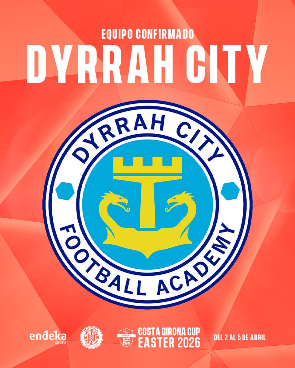 💙 𝙁𝙍𝙊𝙈 𝘼𝙇𝘽𝘼𝙉𝙄𝘼 𝘼𝙉𝘿 𝘼𝙇𝙍𝙀𝘼𝘿𝙔 𝙁𝙀𝙀𝙇𝙄𝙉𝙂 𝙇𝙄𝙆𝙀 𝙃𝙊𝙈𝙀

🏆 El Dyrrah City FA estará en el Costa Girona Cup Easter por segundo año consecutivo.

🇦🇱⚽️ Mirë se vini sërish - un placer volver a veros en la Costa Brava!

#CostaGironaCup #Albania #Dyrrah
