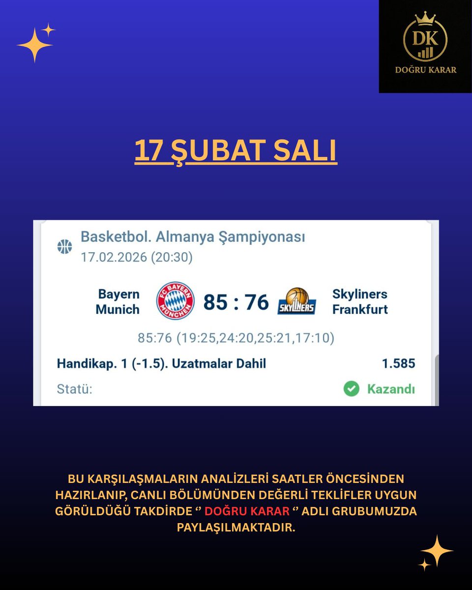 aceyourwin's tweet photo. 🔹 Milli takım arasına gidilmeden son lig maçında Bayern oyuncularının konsantrasyon düşüşü olabileceğini ön gördüğümüz ve Obst’un da olmadığı senaryoda geriye düşen ev sahibine ve oyun sonu tecrübesine güvenmeyi tercih ettik.

#FBvKSP #fenerbahçe #galatasaray #futbol #basketbol https://t.co/h8oQd7qfS2