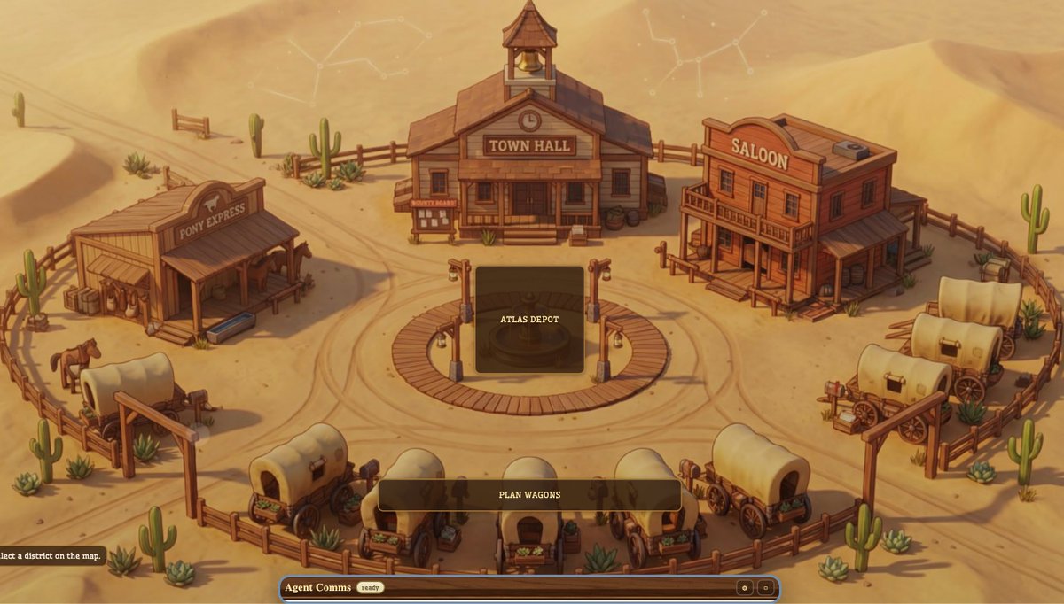 Agent Town tweet media