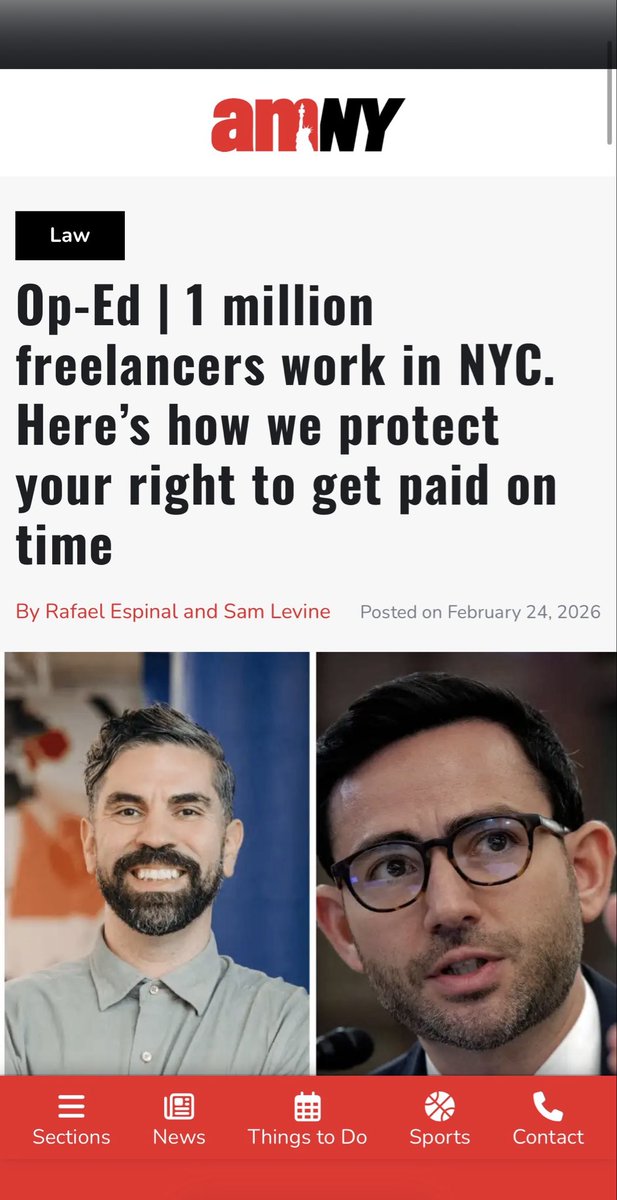 Samuel Levine tweet media