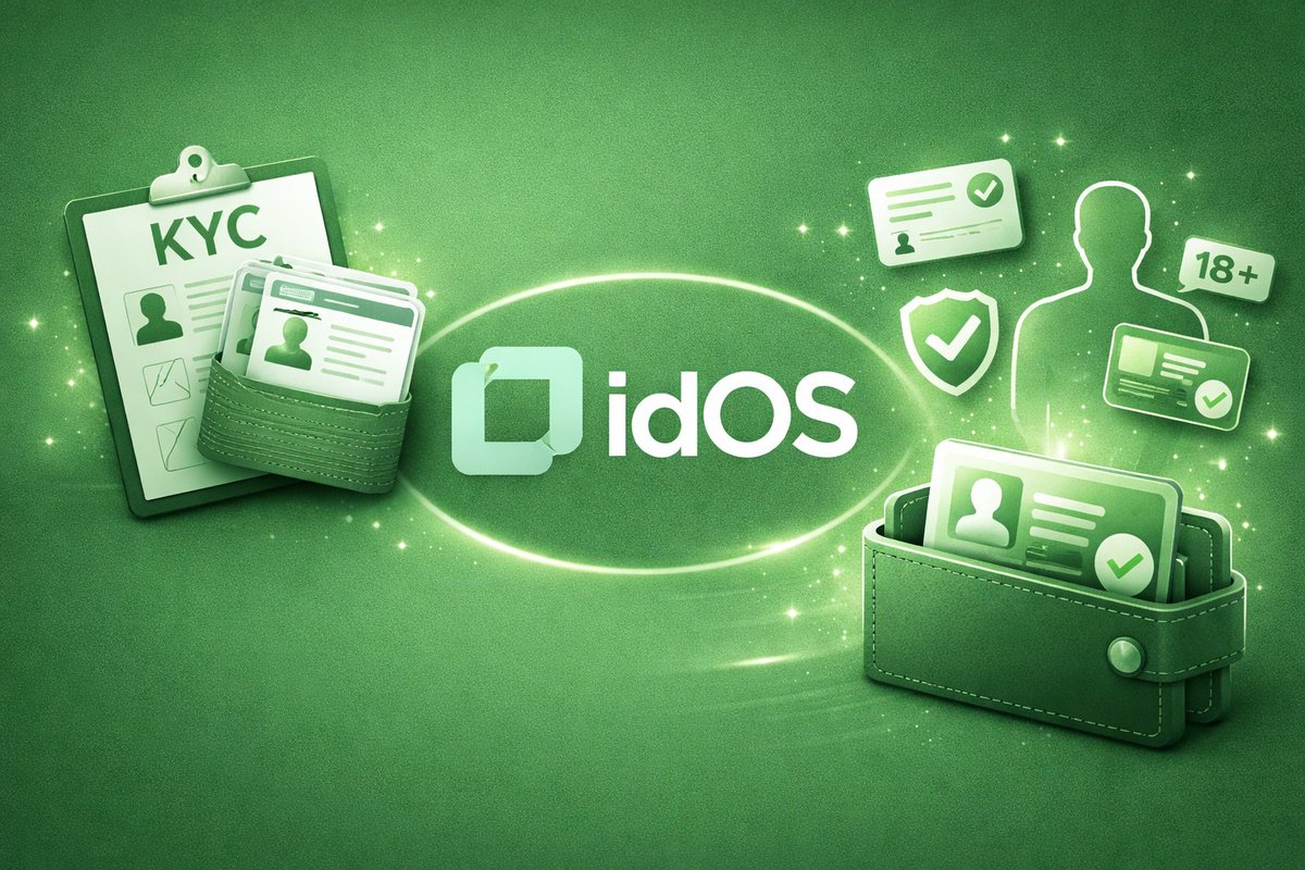 We talk about trustless systems in Web3
but identity still relies on trust
Recently I needed verification for a new platform
Normally that means full KYC or skipping it

This time I used <a href="/idOS_network/">idOS</a> 
My decentralized identity was ready
my verifiable credentials structured