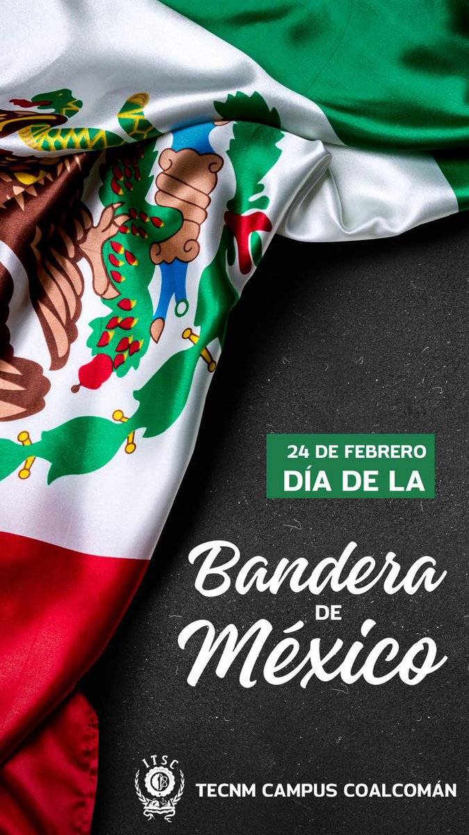 🇲🇽 24 de Febrero | Día de la Bandera 🇲🇽

Hoy en el Tecnológico Nacional de México Campus Coalcomán rendimos honor a nuestro Lábaro Patrio, símbolo de unidad, historia y orgullo nacional. 💚🤍❤️

#EstamosEnAccion 💪
#OrgulloTEC 🎓🇲🇽
#DiaDeLaBandera