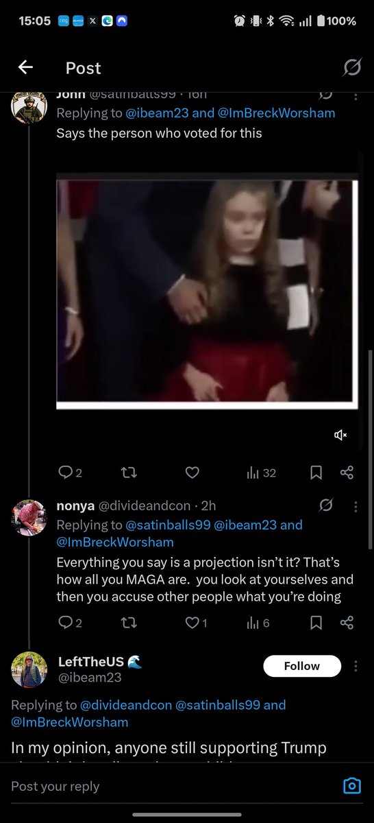 I supply proof a democrats molested a child and there supporters couldn't even say it was wrong, instead they claim I'm the one projecting.......it's shocking that these people are allowed to live around normal people and vote and even have rights