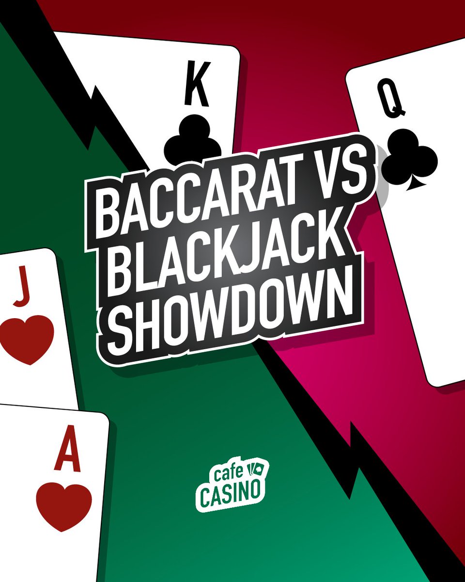 CafeCasinoLV's tweet image. 🔷 Blackjack v Baccarat 🔷

Blackjack rewards the prepared.
Baccarat rewards the calm.

Play your style at Cafe Casino bit.ly/4qRD0mc

#blackjack #baccarat #yourchoice #cafecasino #onlinecasino