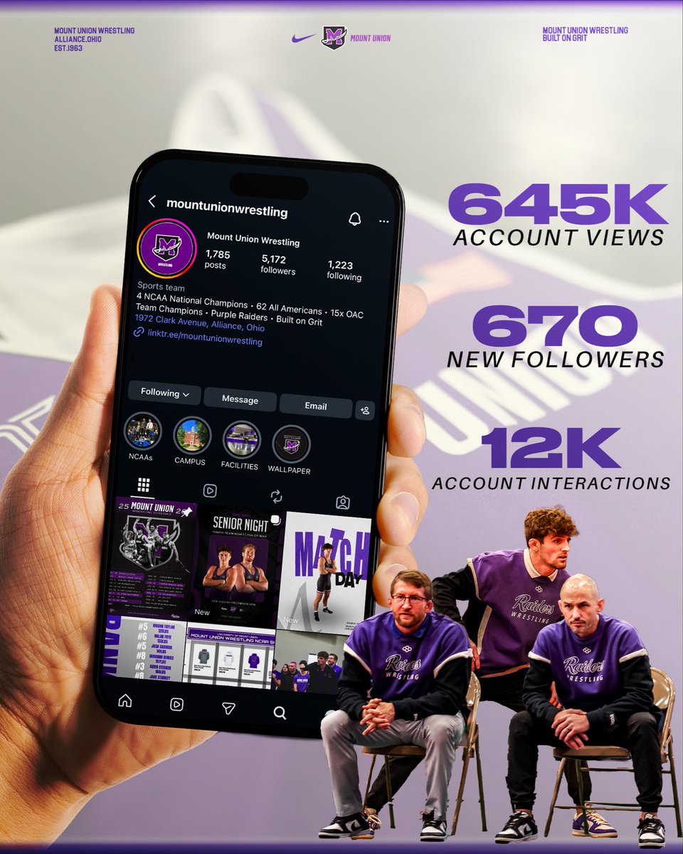 Mount Union Wrestling tweet media