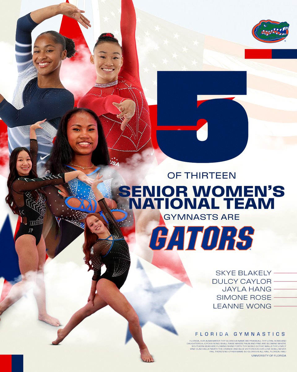 GatorsGym's tweet photo. built for the big stage

5 of 13 USA Senior National Team members are Gators 🐊 🇺🇸 https://t.co/swbHviPExd