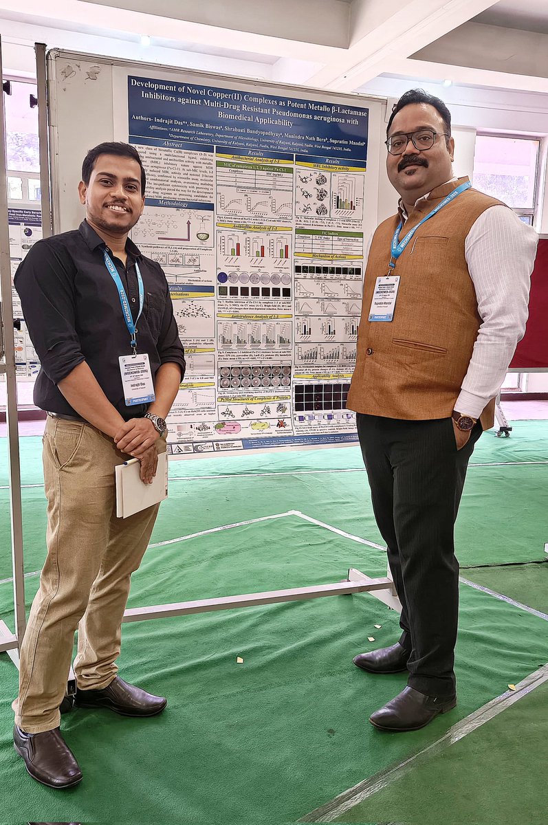 SM_Research_Grp's tweet photo. Congrats to Indrajit Das (@dasbittu199) to receive Best Poster Award at ๐ ๐๐๐๐ฎ๐ ๐๐-๐ฎ๐ฌ๐ฎ๐ฒ conference organized by Dept. of Bioscience & Biotechnology, IIT-KGP. Thanks to @ANRFIndia (@serbonline under @IndiaDST) for funding the work & @klyuniv. #ANRF #MECH2MED2026 #dstserb https://t.co/qJff33hKeh