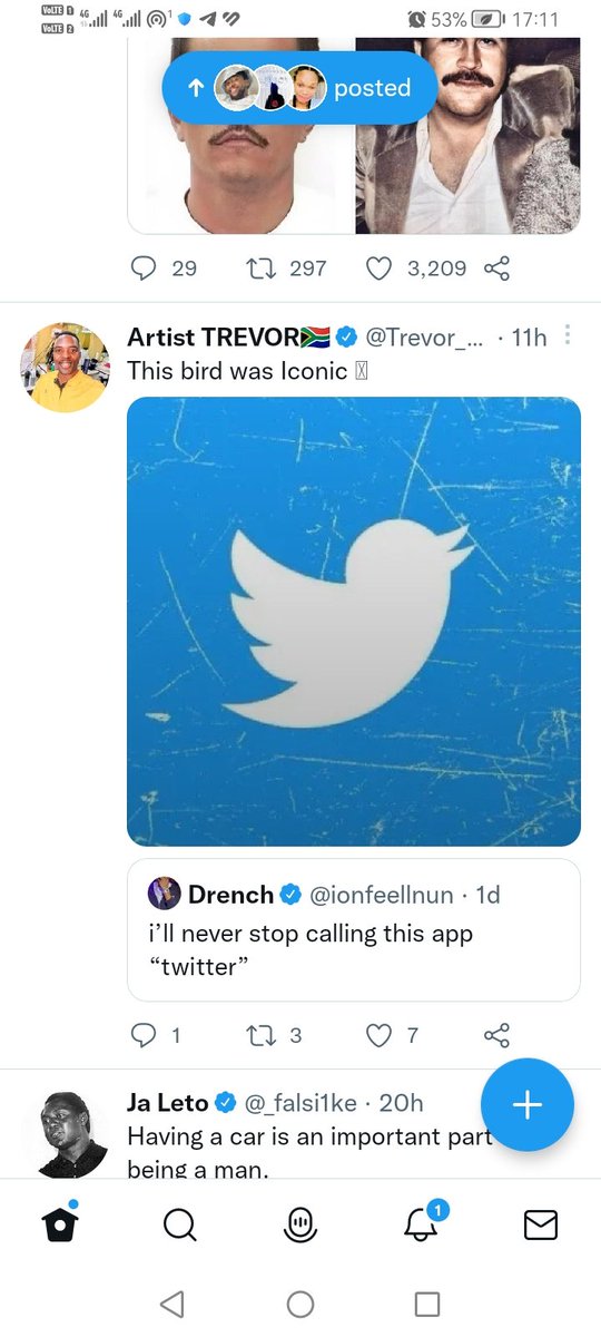 FlapGeezy's tweet photo. @Trevor_sidogi Haha I'm still using the bird. https://t.co/gSRg6g6asP