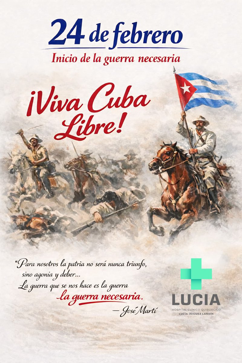 🇨🇺 El 24 de febrero: una fecha de profundo significado en la historia de Cuba
Día de especial relevancia para todos los cubanos, marcado por hitos fundamentales de nuestra identidad y la soberanía de la nación.