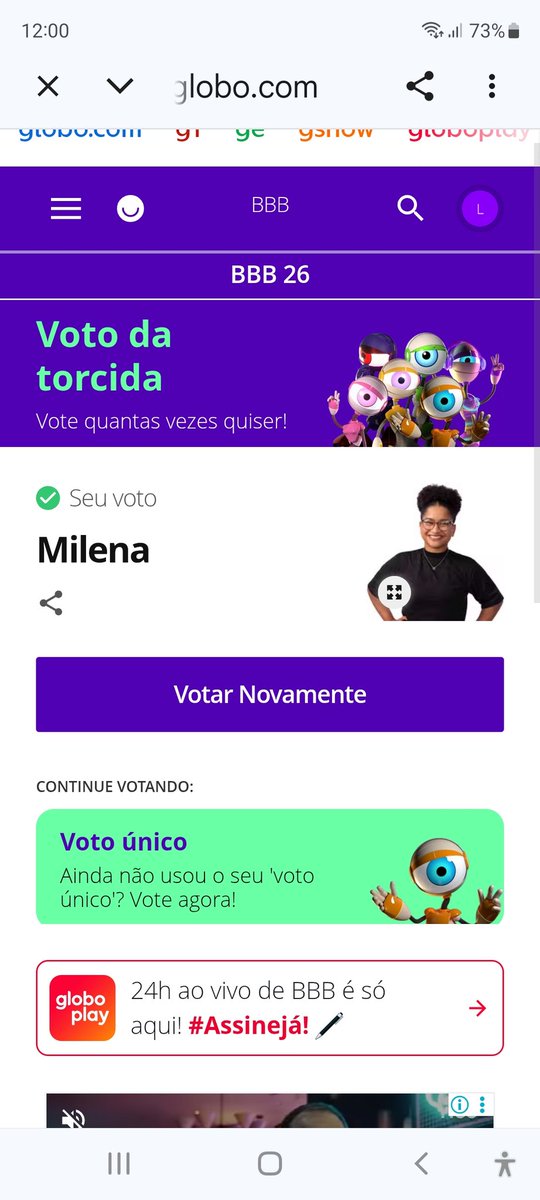 Bora no Gshow #foramilena 🤮