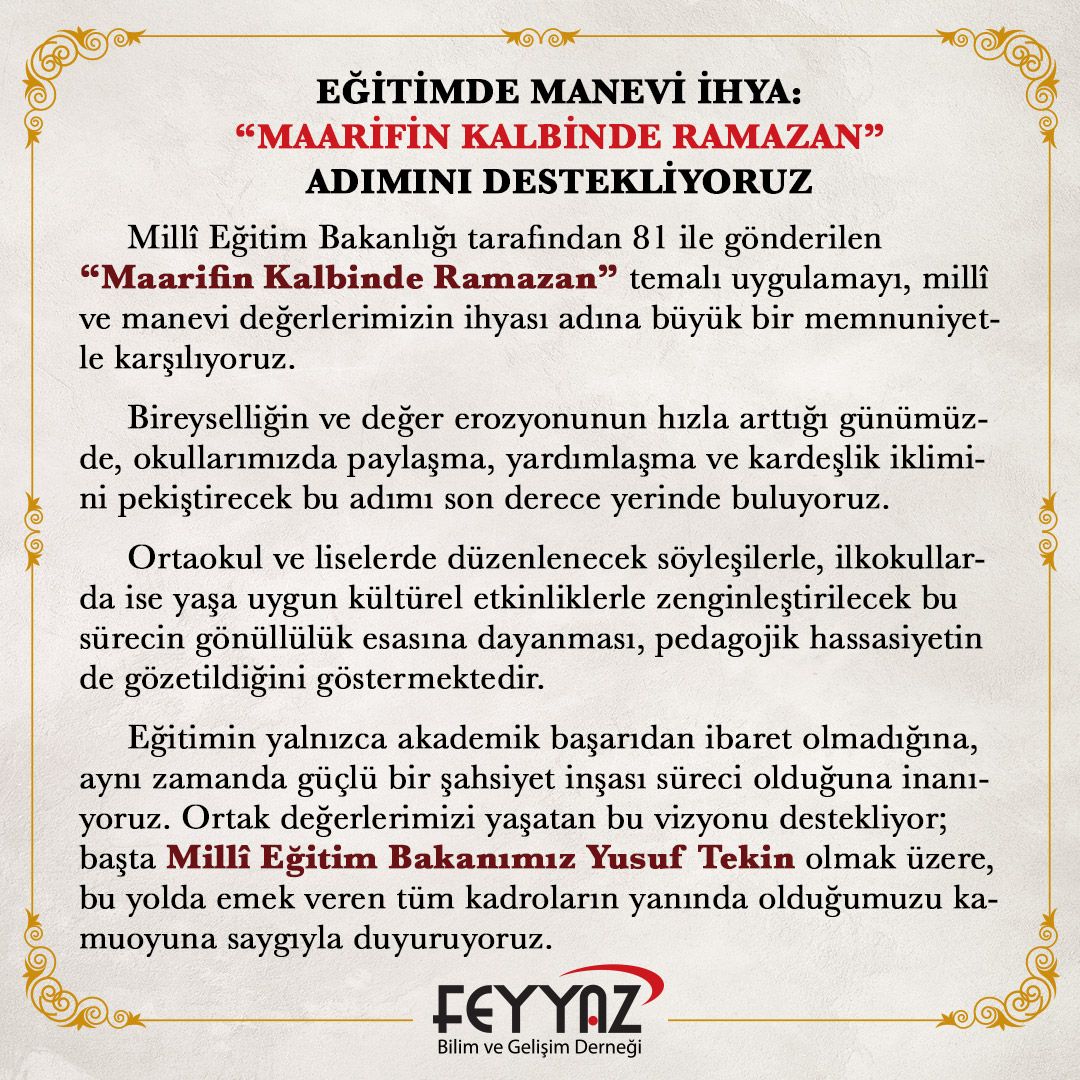 Feyyaz Derneği tweet media