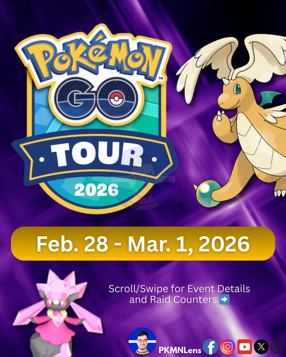 PKMNLens's tweet image. Your ULTIMATE GUIDE for Pokemon GO Tour Global! Plus the next season has been officially announced! (1/2)
#pokemongo #Pokemongotour #megaevolution