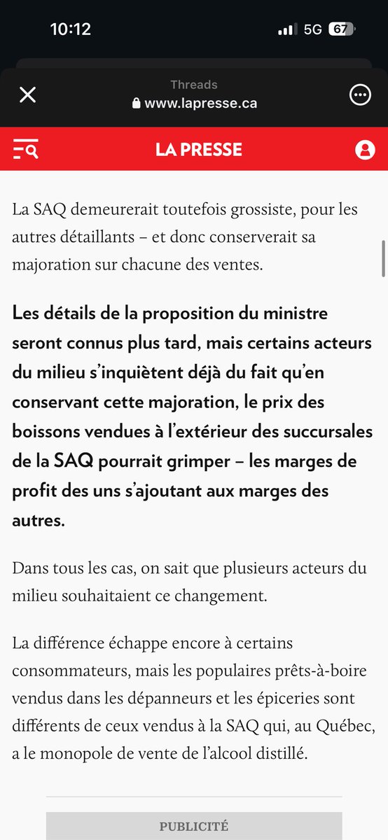Fini les esti de drink à base de malt ! Mais ça serait trop simple laisser les épiceries approvisionner directement au fabriquant , c’est sur que la saq va être un intermédiaire coûteux inutile qu’une taxation direct aurait pu éviter 🤦🏻‍♂️