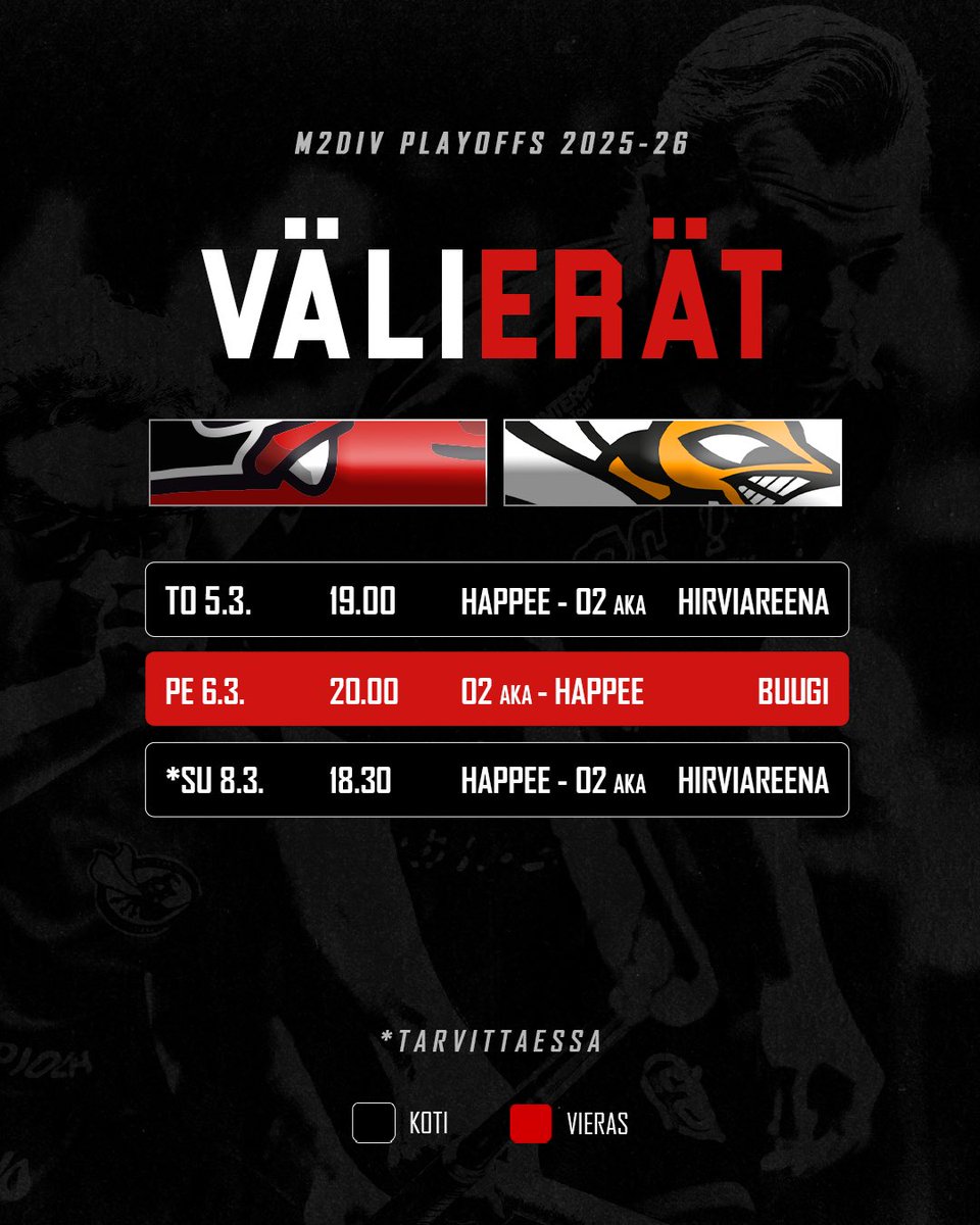 DERBYVÄLIERÄT 🫎⚔️🐝

📝 Lue lisää: happee.fi/uutiset/19266/…

#happeefloorball #hirvirytke #salibandy