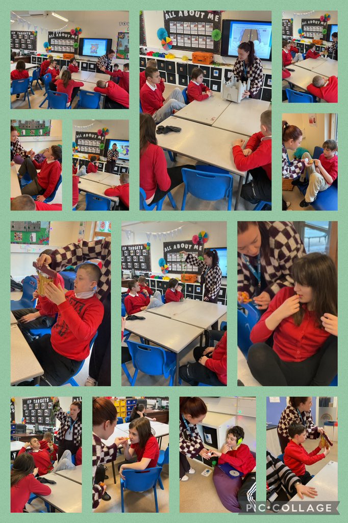 YsgolHenFelin's tweet image. #Class14 had a brilliant first day back yesterday! We enjoyed a sensory story about Jack and the Beanstalk followed by a literacy activity. In the afternoon we explored different castles using the VR Headsets. Well done everyone 😀 #YHF